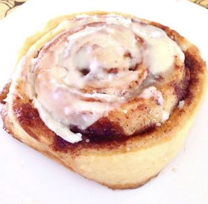 Cinnamon roll special, is likely not going to be there again at Urban Beans in Phoenix
