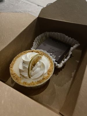 Key like and Nanaimo bar   at Dharma Southern Chick'n in Orlando