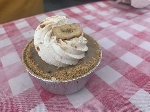 Banana cream pie 🥧  at Dharma Southern Chick'n in Orlando