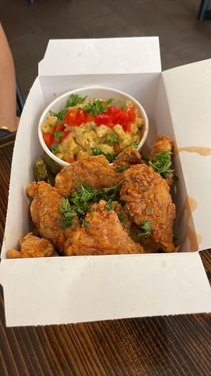 Dharma Fried Chickn & Mac n’cheese  at Dharma Southern Chick'n in Orlando