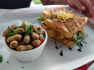 Jackfruit sandwich at Dharma Southern Chick'n in Orlando