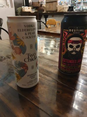 Loved the elderflower drink! at Dharma Southern Chick'n in Orlando