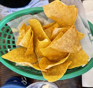 Chips and cheese   at Dharma Southern Chick'n in Orlando