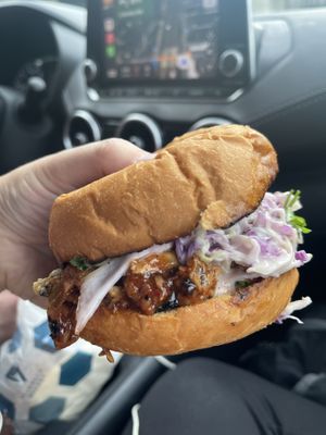 The orange bird - delicious!!  at Dharma Southern Chick'n in Orlando