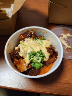 BBQ cauliflower at Dharma Southern Chick'n in Orlando