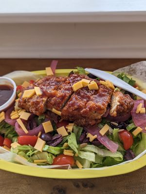 BBQ Salad at Dharma Southern Chick'n in Orlando
