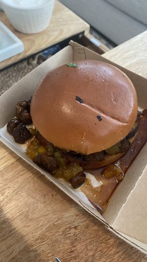 Georgia peach  at Dharma Southern Chick'n in Orlando