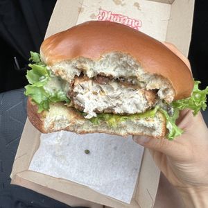 caesar sandwich   at Dharma Southern Chick'n in Orlando