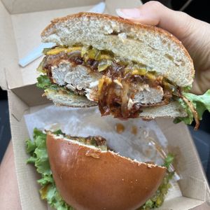 bbq sandwich  at Dharma Southern Chick'n in Orlando