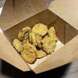 fried pickles at Dharma Southern Chick'n in Orlando