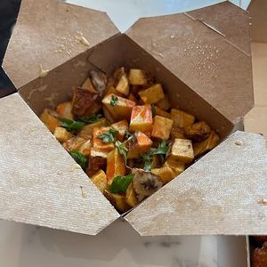 cheesy hommies at Dharma Southern Chick'n in Orlando