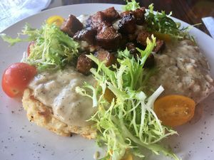Biscuits & Gravy at Dharma Southern Chick'n in Orlando