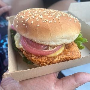 caesar sandwich at Dharma Southern Chick'n in Orlando