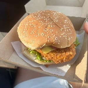 caesar sandwich at Dharma Southern Chick'n in Orlando