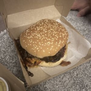 georgia peach sloppy joe  at Dharma Southern Chick'n in Orlando