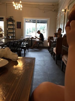 Seating at Dharma Southern Chick'n in Orlando