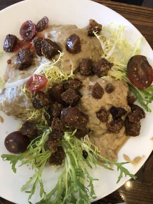 Gravy biscuits (most popular) at Dharma Southern Chick'n in Orlando