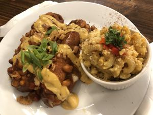 Hillbilly chili dawgs  at Dharma Southern Chick'n in Orlando