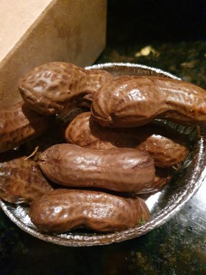 Boiled peanuts  at Dharma Southern Chick'n in Orlando