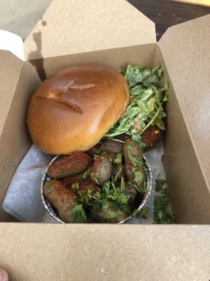 Nashville hot and boiled peanuts at Dharma Southern Chick'n in Orlando