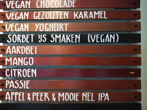 We have 8 vegan icecream flavours! at Marks in Maastricht