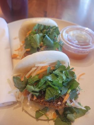 Katsu sliders at Veggie Grill by Next Level - Tustin Marketplace in Irvine