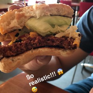 Beyond Meat Burger  at Veggie Grill by Next Level - Tustin Marketplace in Irvine
