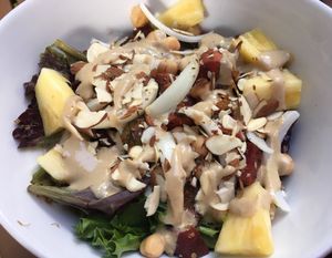 Abundance Bowl before stirring at Green Cup Cafe in Fort Myers