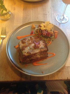 Lasagne at Reliva in Bruges