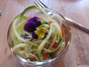 appetizer at Reliva in Bruges