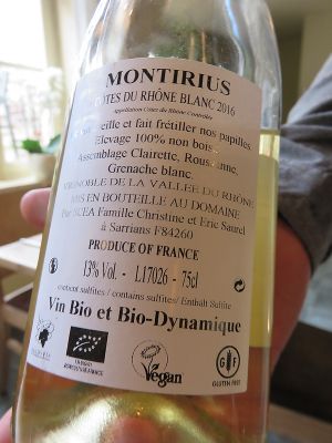 vegan wine at Reliva in Bruges