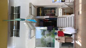 Outside view of the building from the mall. The windows visible near the top of the image are next to the small eating area. at Smoothie etc. in Kyoto