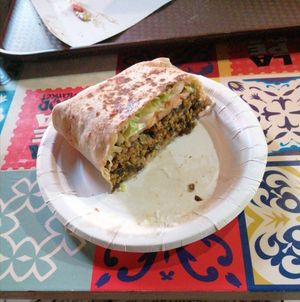 Wrap de algas at kVegan in Tenerife