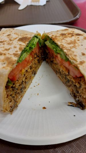 Seaweed wrap at kVegan in Tenerife