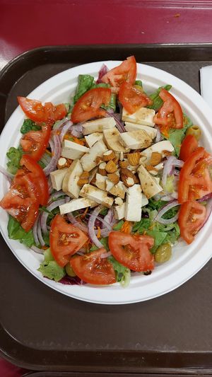 Tofu salad at kVegan in Tenerife