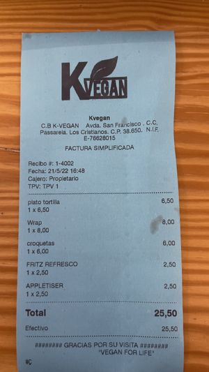   at kVegan in Tenerife