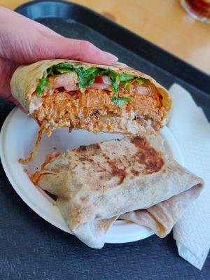 Wrap with white beans at kVegan in Tenerife