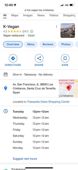   at kVegan in Tenerife