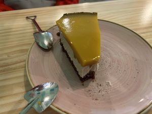 Mango cake   at kVegan in Tenerife