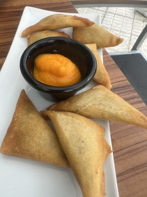 Samosas   at kVegan in Tenerife