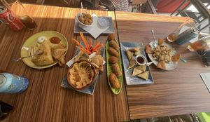 We had several great tastes at Kvegan. Hummus, Rusian salad, tortilla, croquettes ed     at kVegan in Tenerife
