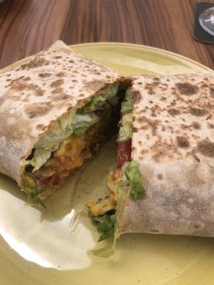 Falafal wrap  at kVegan in Tenerife