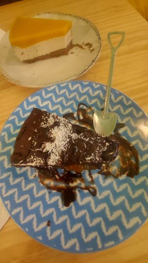 The cakes :-) at kVegan in Tenerife