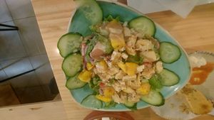 Tofu salad at kVegan in Tenerife