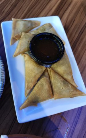 Samosas at kVegan in Tenerife