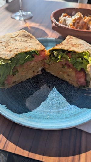 Tortilla Wrap ( Omelette Wrap ) at kVegan in Tenerife