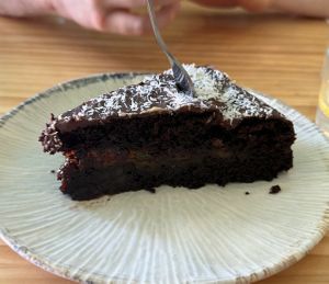 Chocolate cake   at kVegan in Tenerife