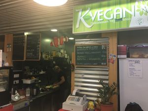 They have 2 sections / kitchens where they prepare food. Everything is served fresh   at kVegan in Tenerife