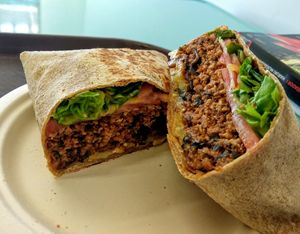 Seaweed wrap. at kVegan in Tenerife