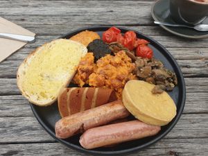 Big brekkie - needs 2 pieces of toast at Adam & Eve in Bendigo